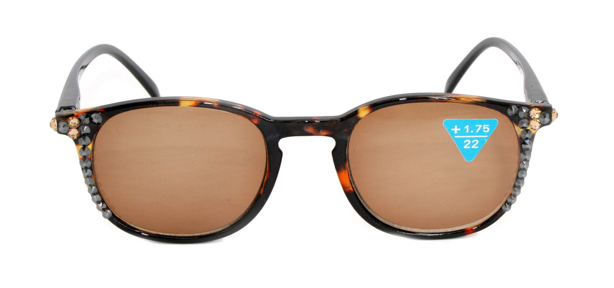Maya Bling Crystal Sunglass Reader – European Crystal Shades for Women
