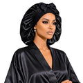 Satin Hair Bonnet for Sleeping – Adjustable Tie