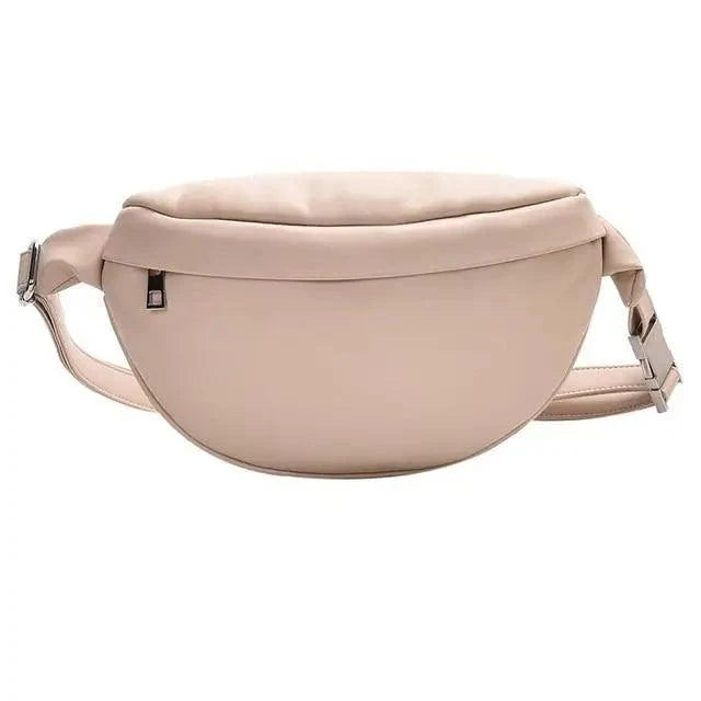 PU Leather Chest Bag – Unisex Crossbody Waist Fanny Pack for Travel